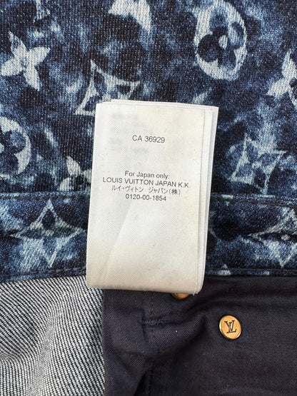 Louis Vuitton Blue Pointillism Monogram Jeans