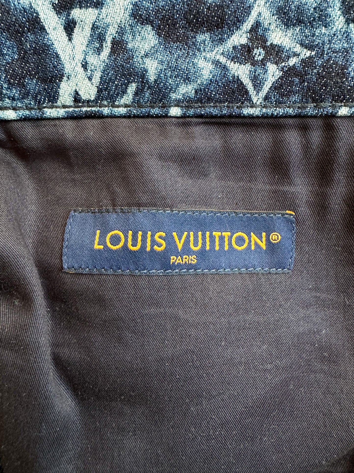 Louis Vuitton Blue Pointillism Monogram Jeans