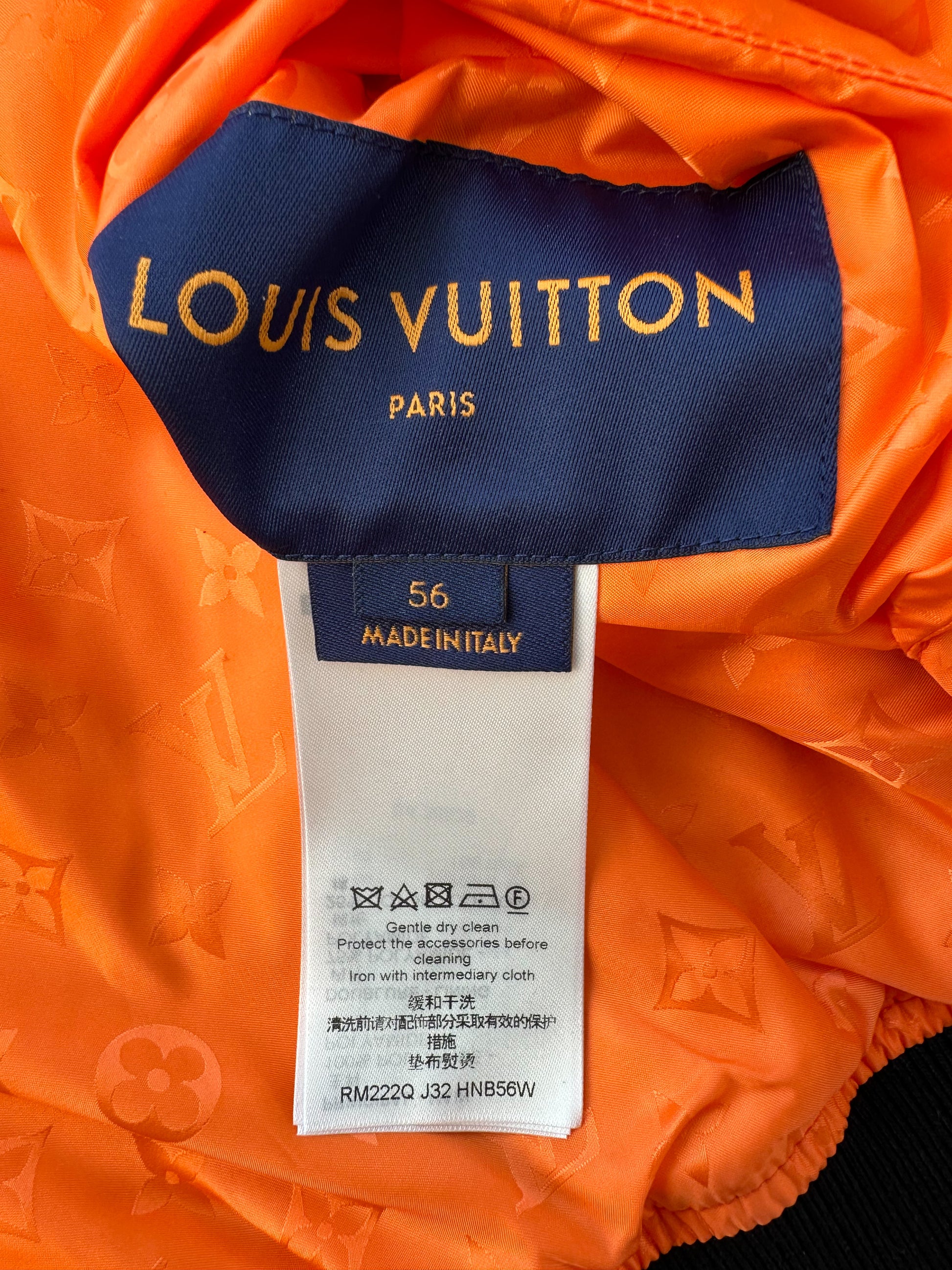 Pre-owned Louis Vuitton Jacket In Orange