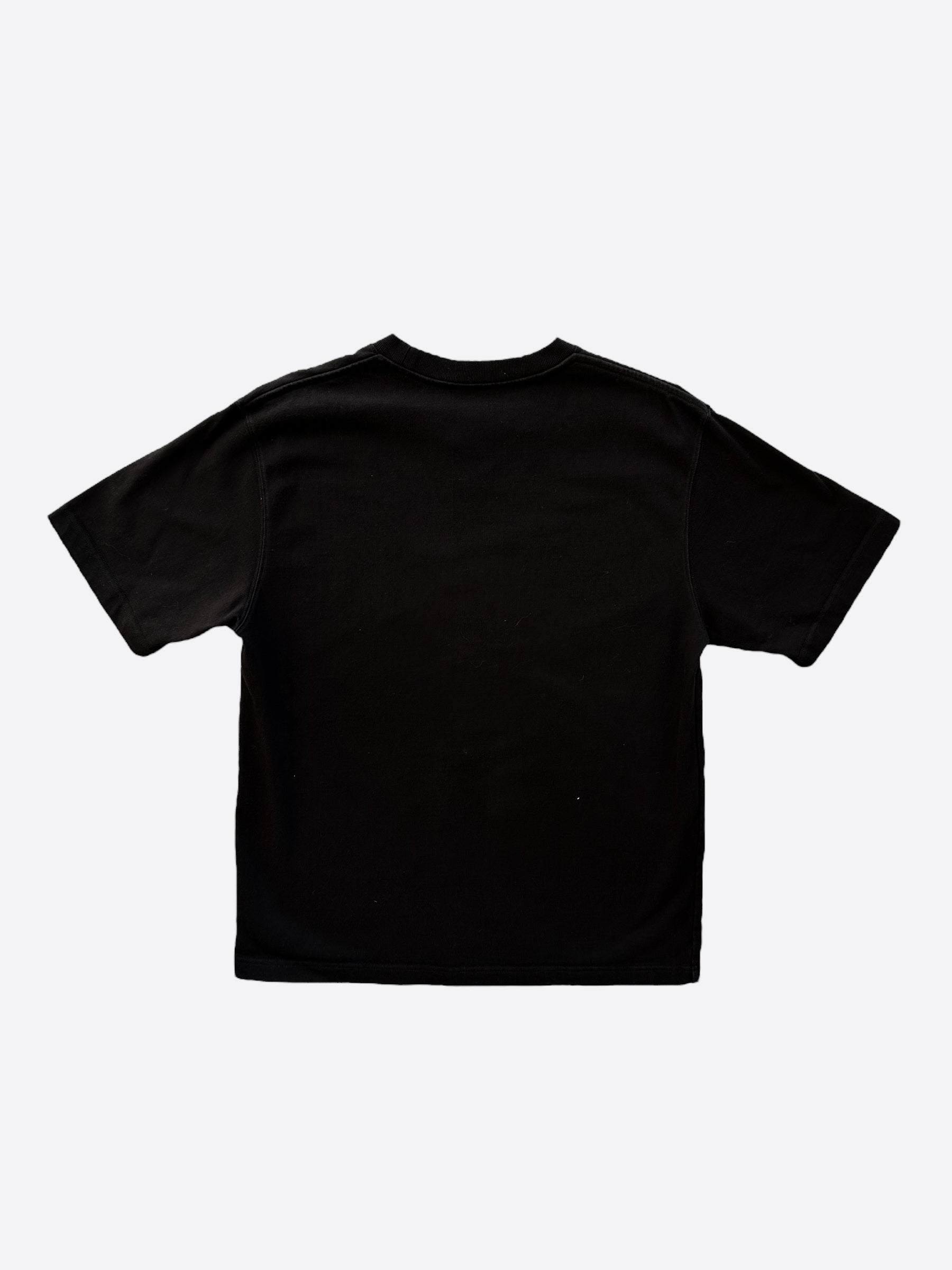 Dior Stussy Black Mulitcolor Logo Embroidered T-Shirt – Savonches