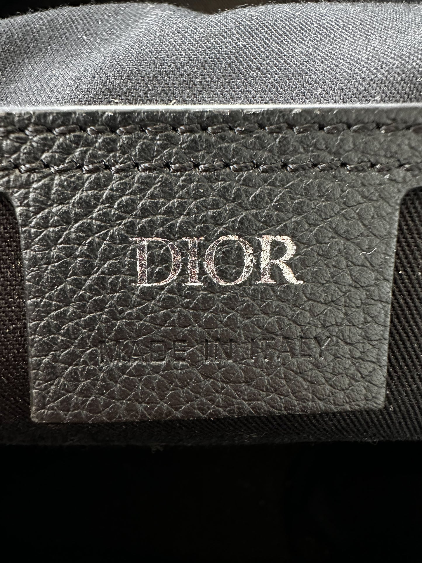 Dior Black Oblique Rider Sling Bag