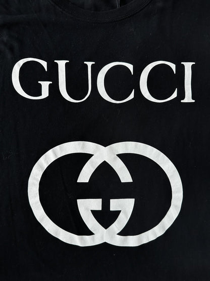 Gucci Black & White GG Logo T-Shirt