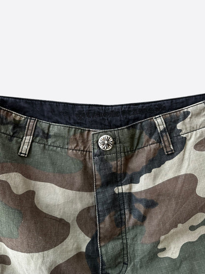 Chrome Hearts Green Camouflage Cargo Pants