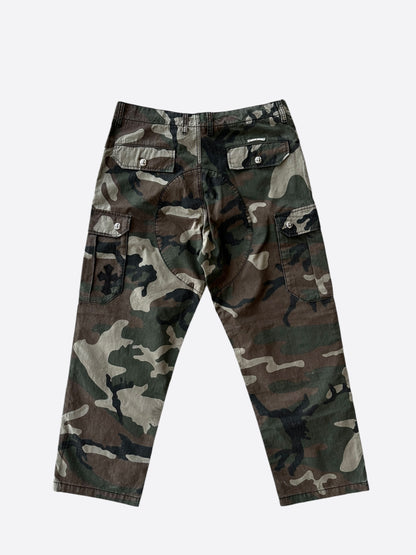 Chrome Hearts Green Camouflage Cargo Pants