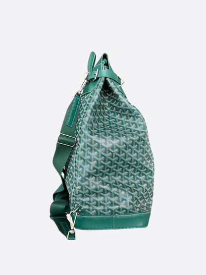 Goyard Green Steamer Backpack