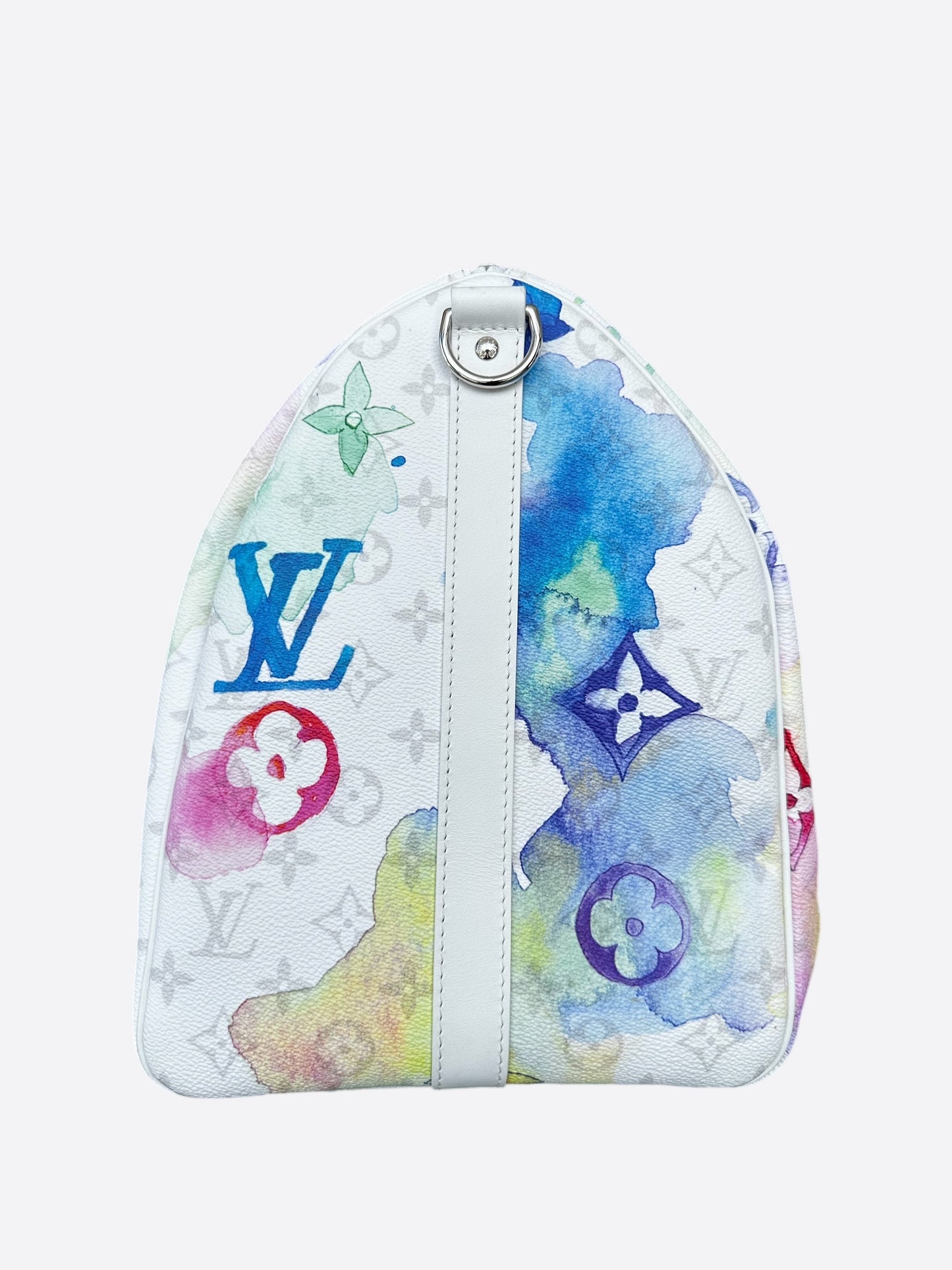 Louis Vuitton White Watercolor Monogram Keepall 50