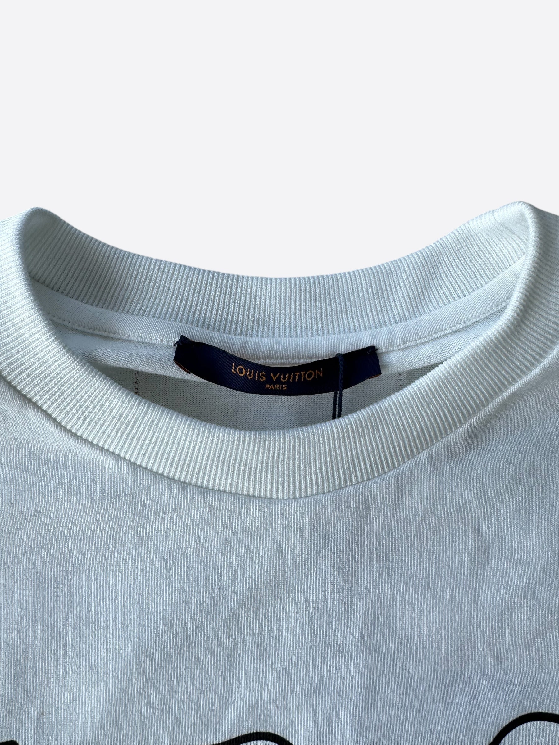 Louis Vuitton White Do A Kickflip T-Shirt – Savonches Louis Vuitton White Do A Kickflip T-Shirt – Savonches