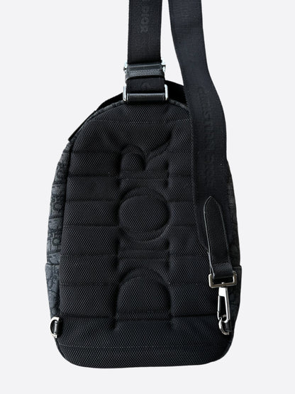 Dior Black Oblique Rider Sling Bag