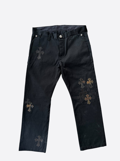 Chrome Hearts Black Camouflage Cross Patch Chino Pants