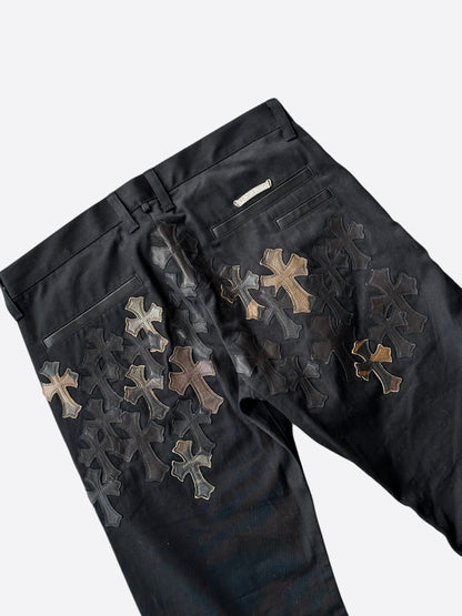 Chrome Hearts Black Camouflage Cross Patch Chino Pants