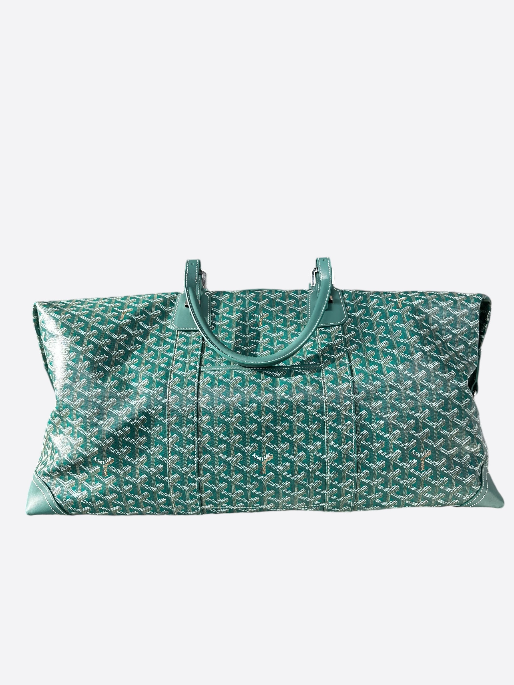 Goyard Green Boeing 55 Duffel Bag Savonches