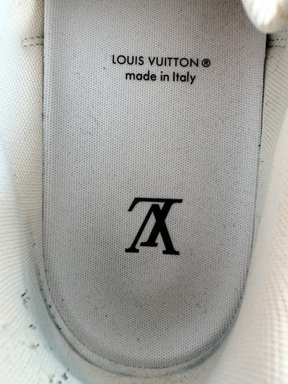 Louis Vuitton Beige & Orange Monogram Run Away Sneakers