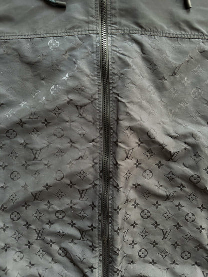 Louis Vuitton Black Split Monogram Windbreaker