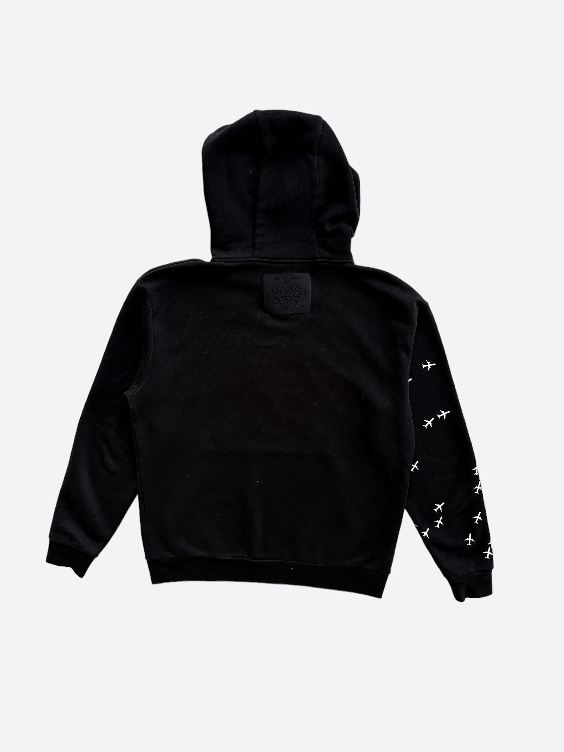 Louis vuitton planes printed hoodie sale