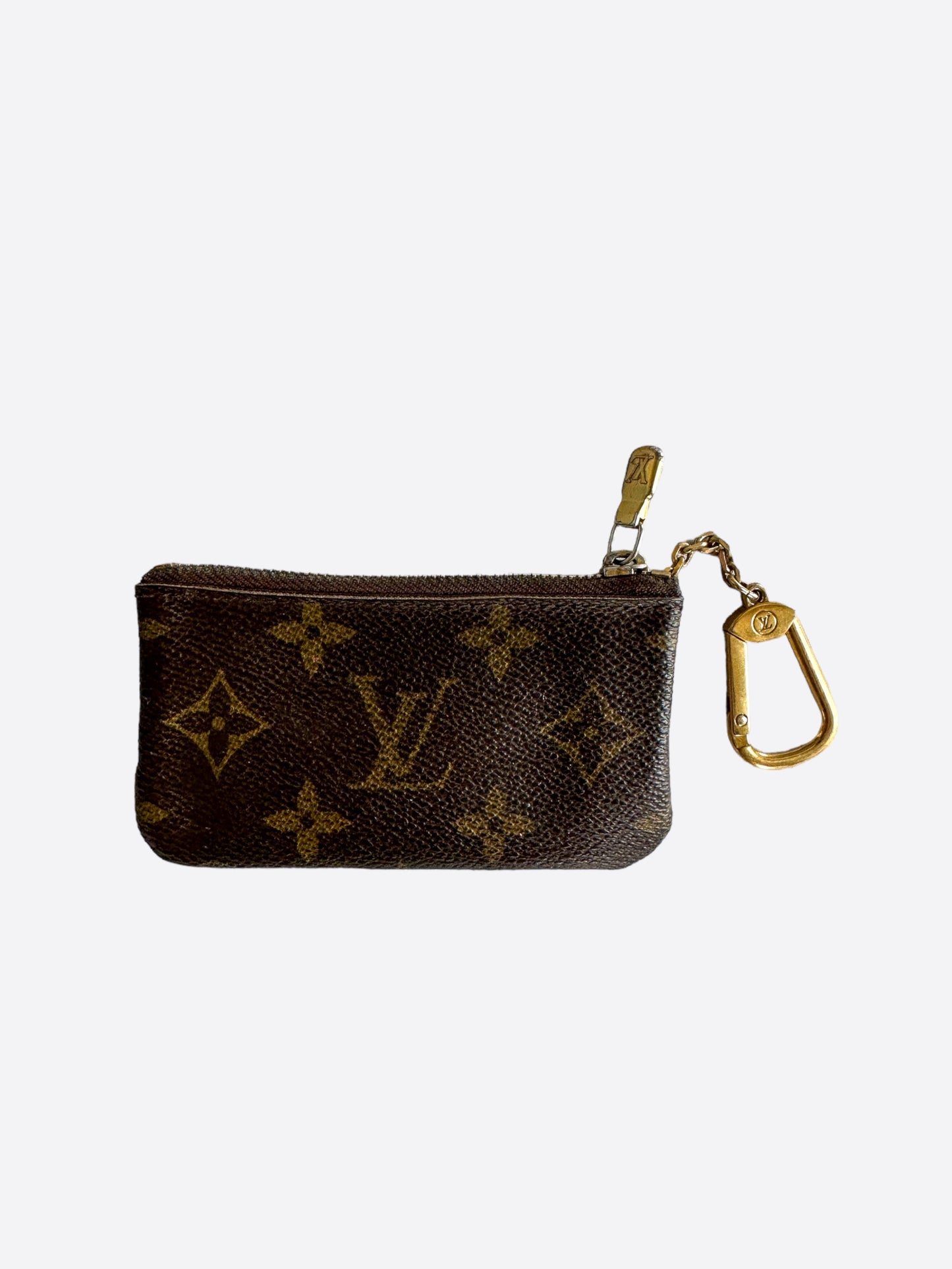 Louis Vuitton Brown Monogram Key Pouch
