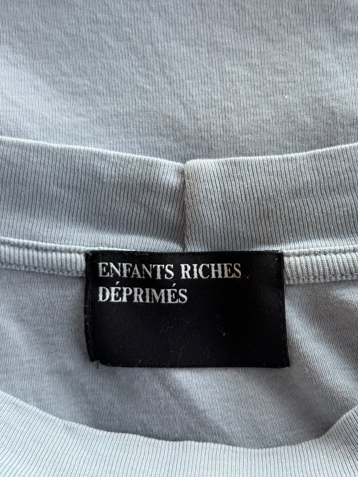 Enfants Riches Deprimes Blue Marche De Roses Graphic T-Shirt