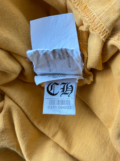 Chrome Hearts Yellow & Black Script Logo Longsleeve T-Shirt