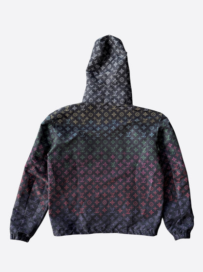 Louis Vuitton Black & Rainbow Gradient Windbreaker