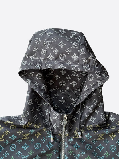 Louis Vuitton Black & Rainbow Gradient Windbreaker