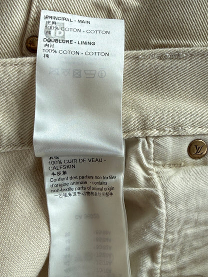 Louis Vuitton Beige Monogram Carpenter Pants