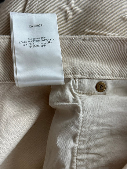 Louis Vuitton Beige Monogram Carpenter Pants