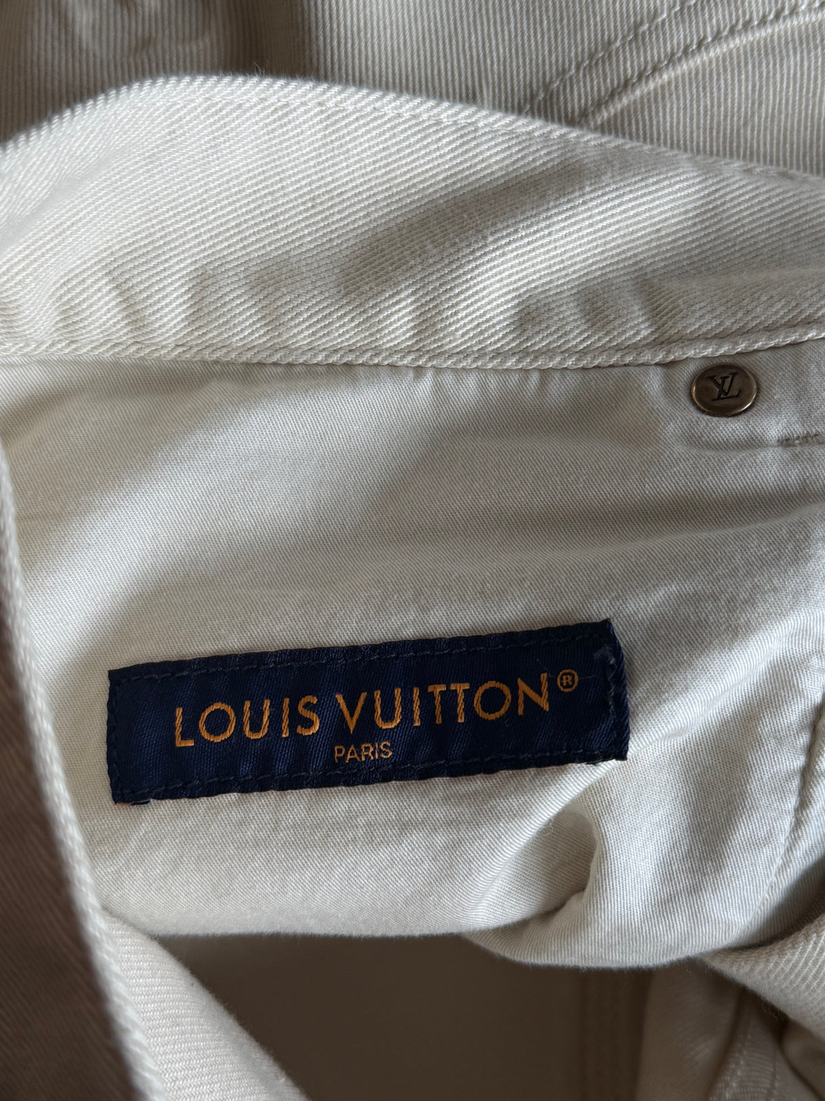 Louis Vuitton Beige Monogram Carpenter Pants