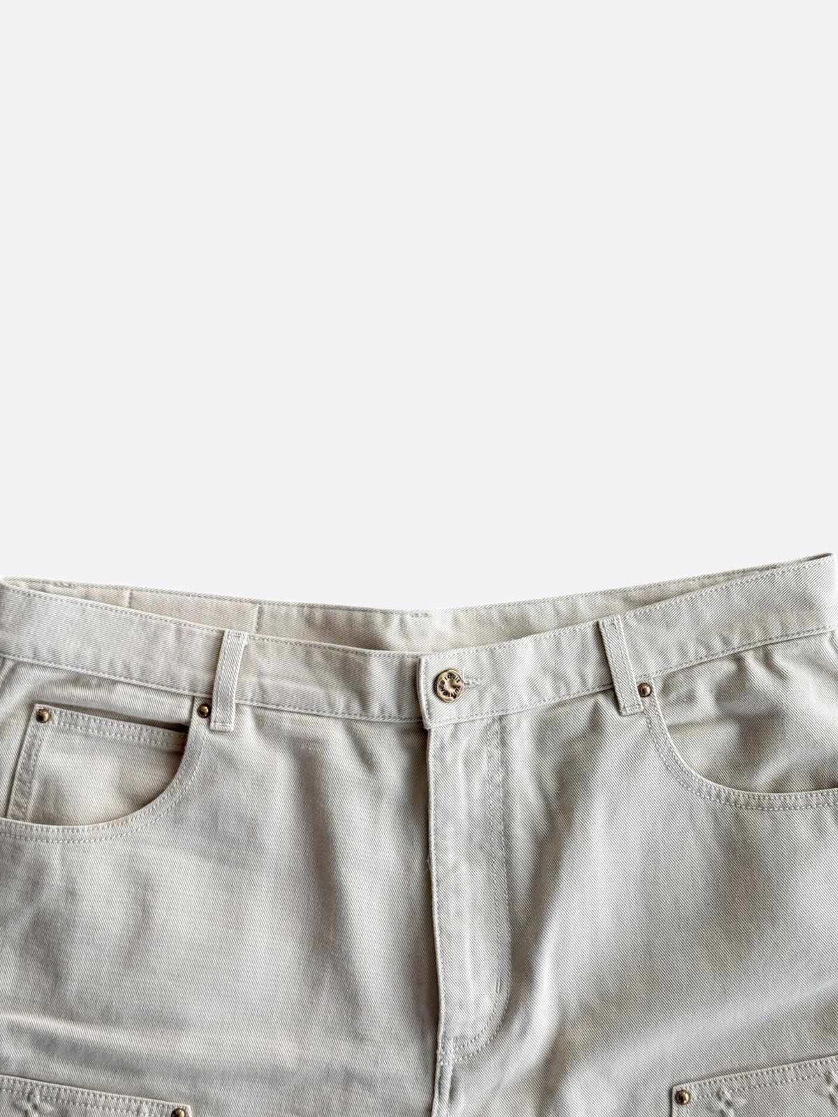 Louis Vuitton Beige Monogram Carpenter Pants