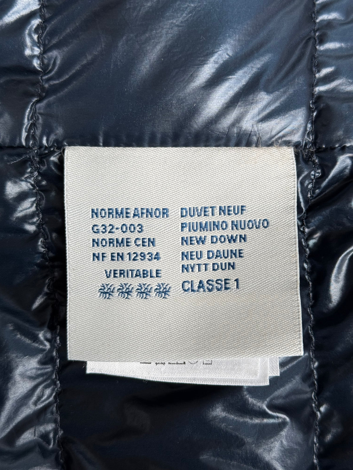 Moncler Navy Acorus Down Jacket