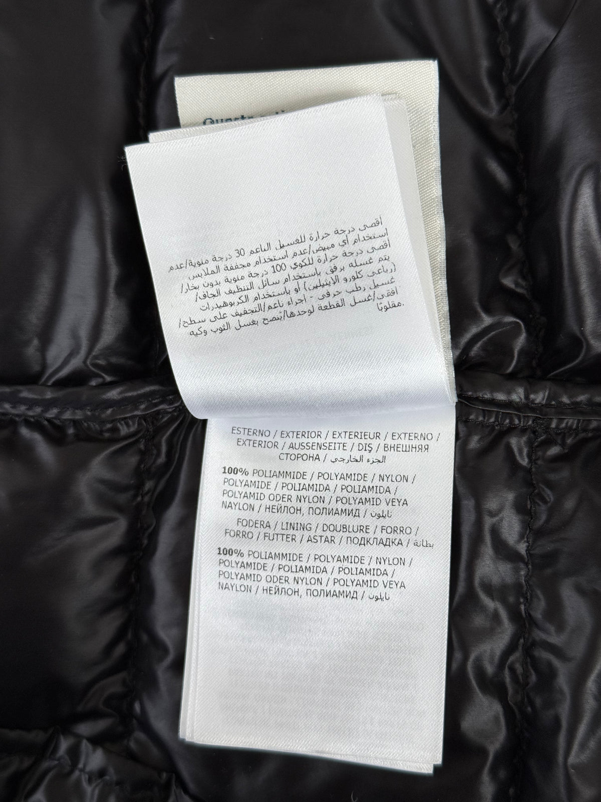 Moncler Black Acorus Down Jacket