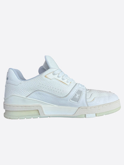 Louis Vuitton White Leather Trainers