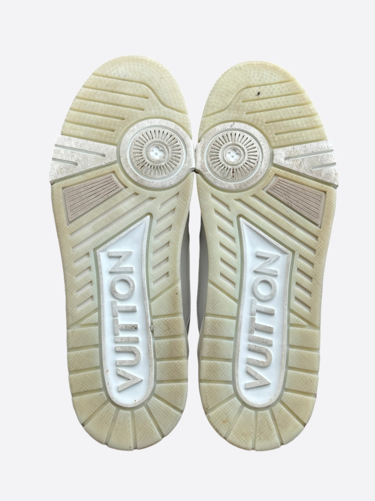 Louis Vuitton White Leather Trainers