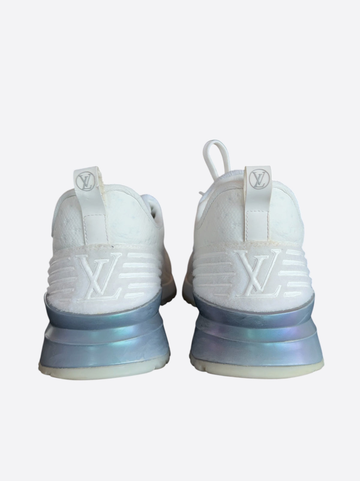 Louis Vuitton White & Blue Gradient VNR Sneakers
