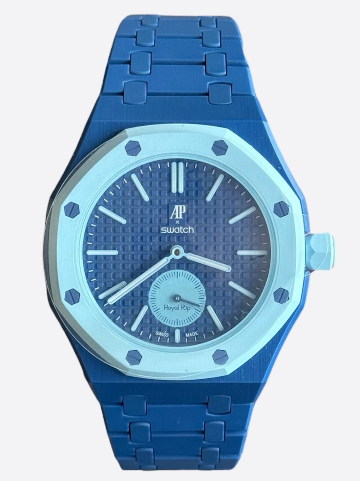 Swatch Audemars Piguet Blue Royal Pop Watch