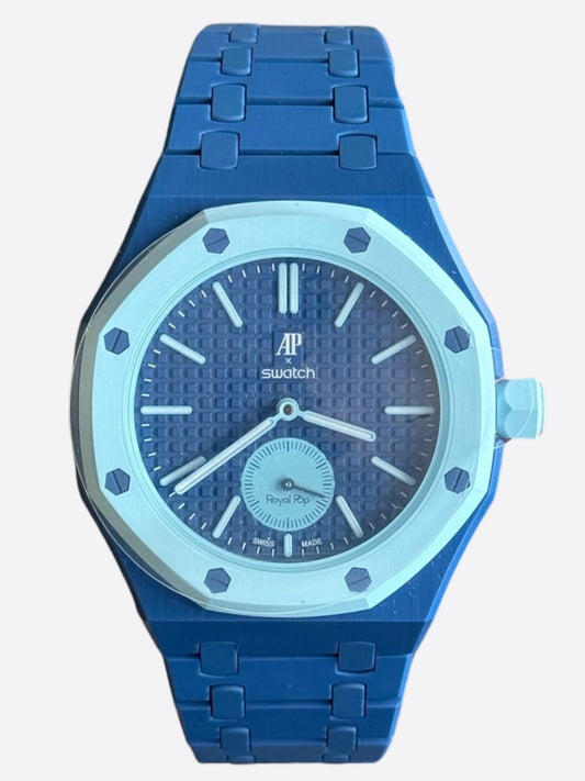 Swatch Audemars Piguet Blue Royal Pop Watch