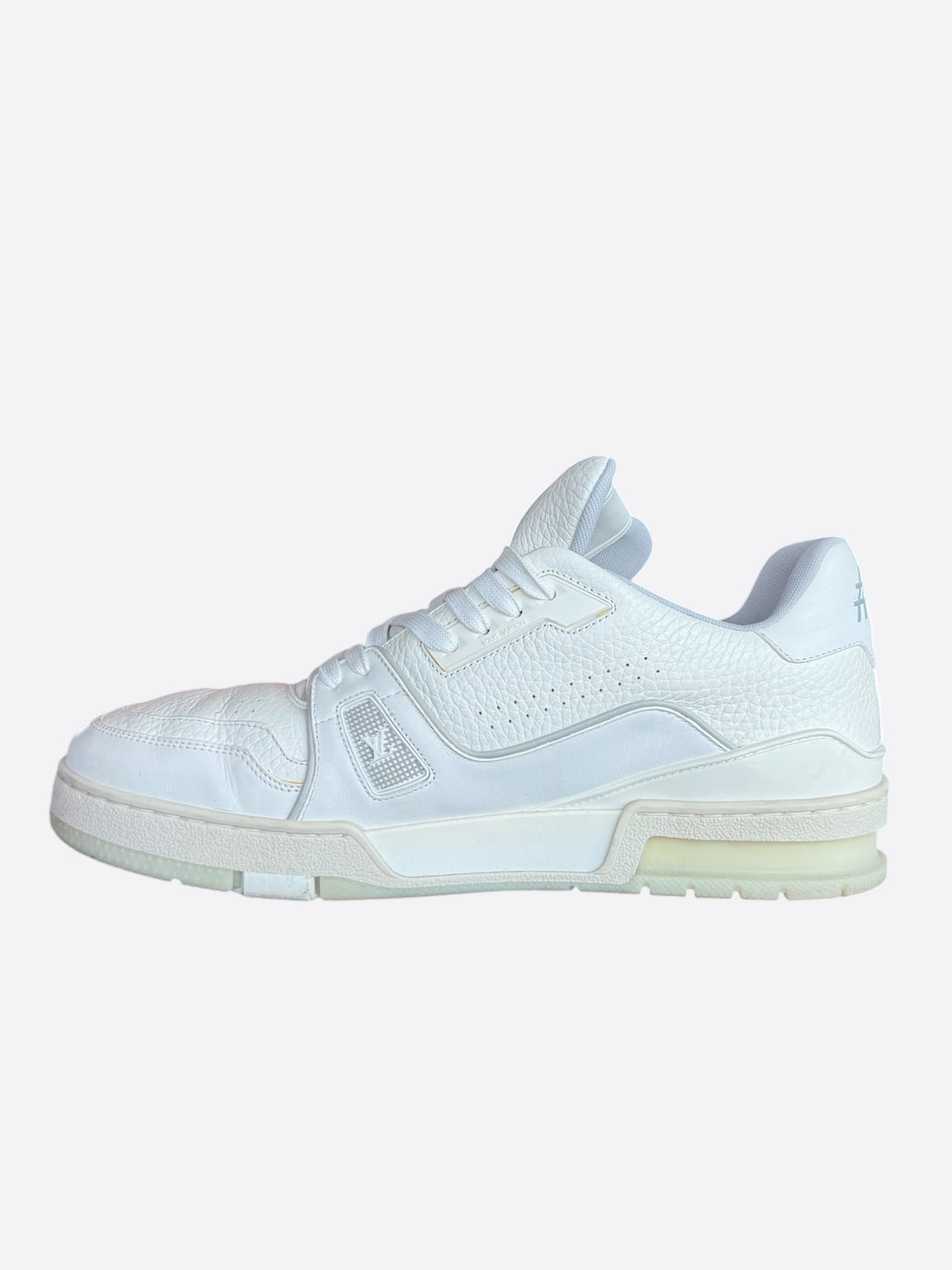 Louis Vuitton White Leather Trainers