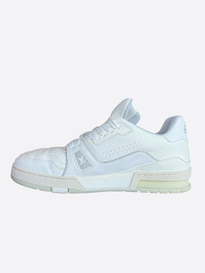 Louis Vuitton White Leather Trainers