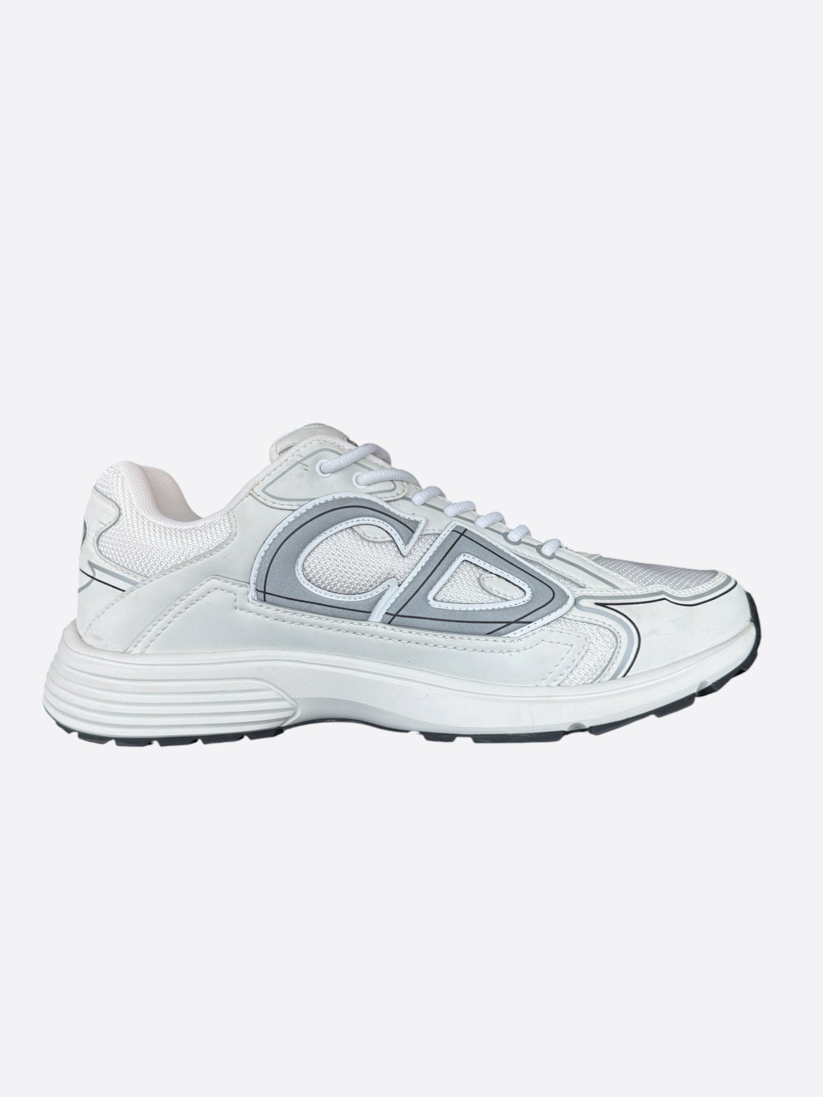 Dior White & Grey B30 Sneakers