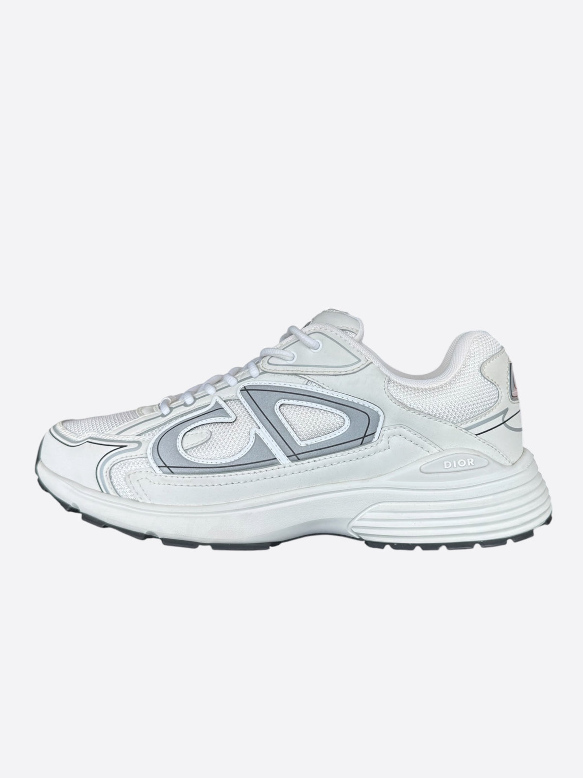 Dior White & Grey B30 Sneakers