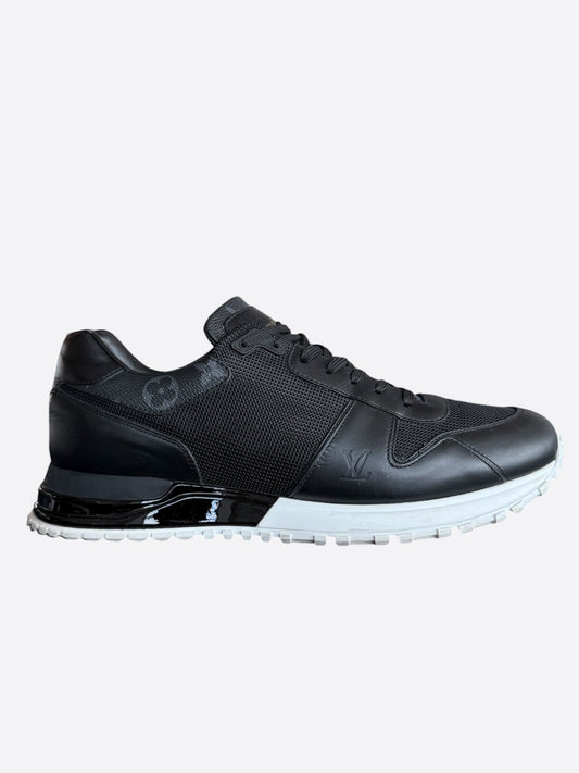 Louis Vuitton Black Monogram Eclipse Run Away Sneakers