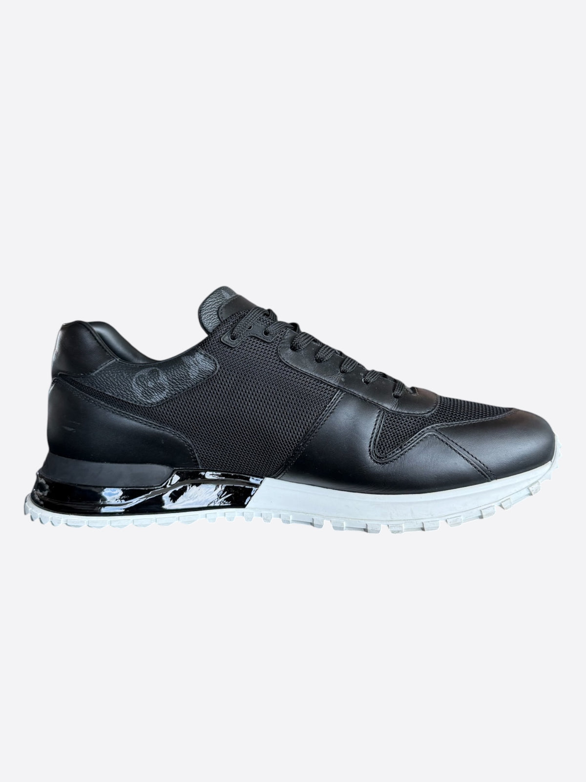 Louis Vuitton Black Monogram Eclipse Run Away Sneakers