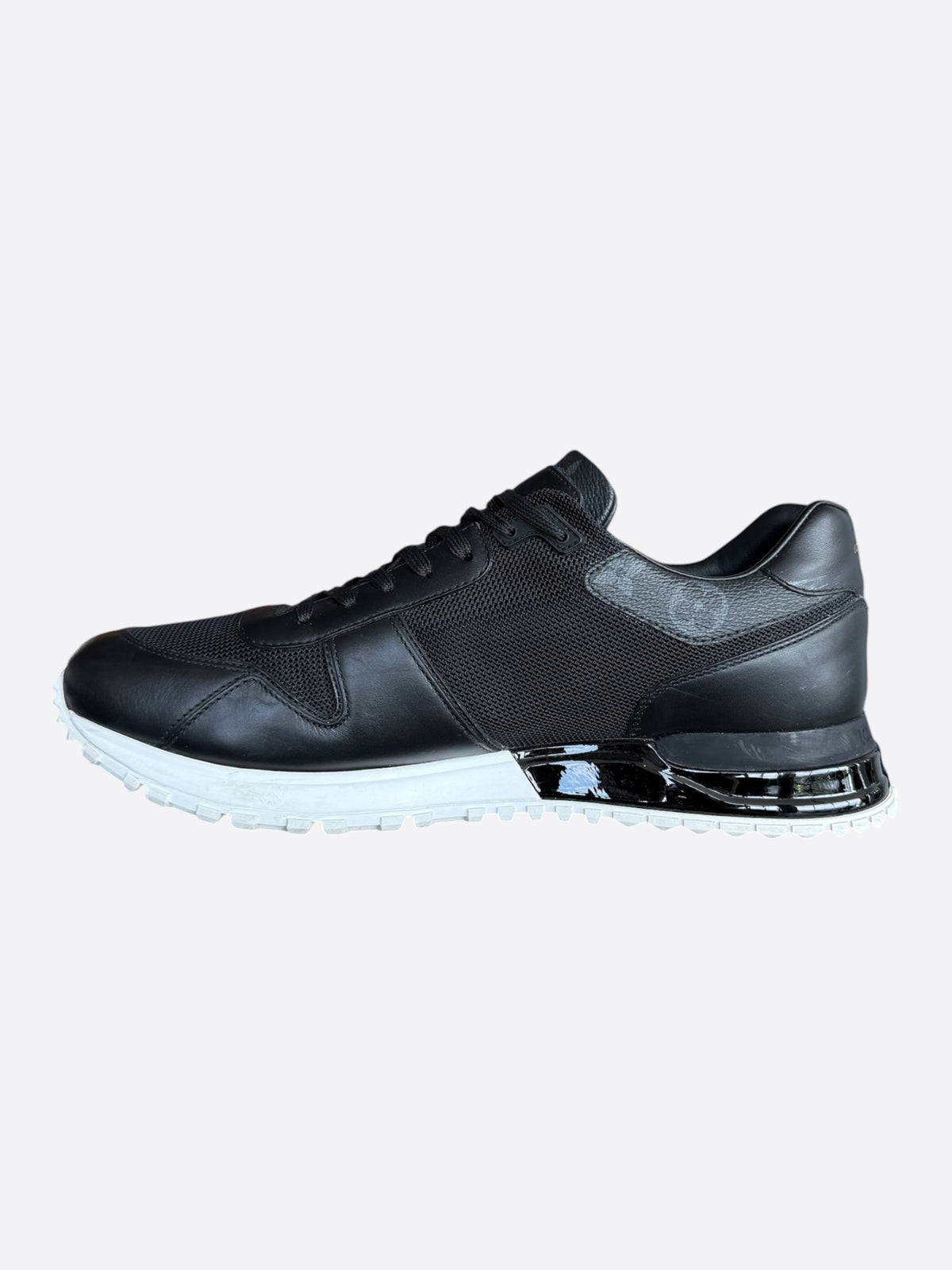 Louis Vuitton Black Monogram Eclipse Run Away Sneakers