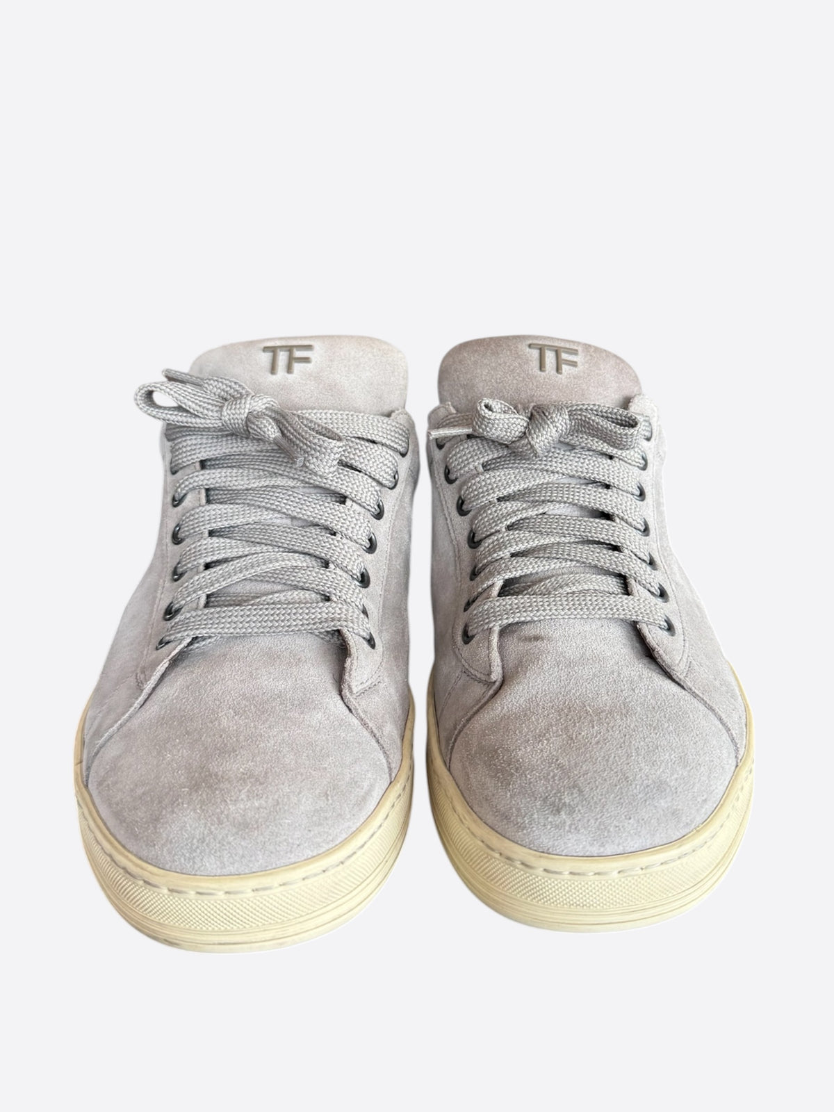 Tom Ford Grey Suede Russell Sneakers