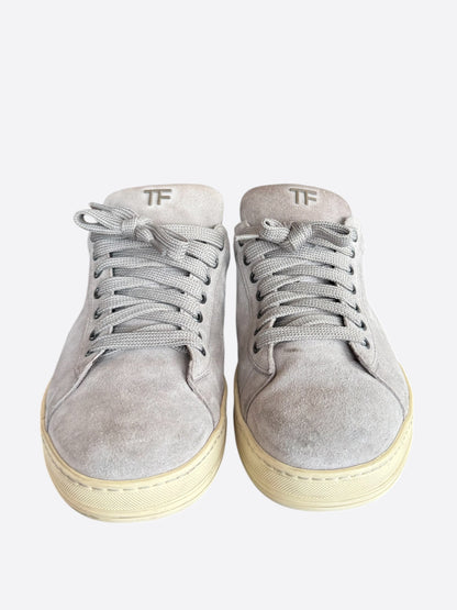 Tom Ford Grey Suede Russell Sneakers