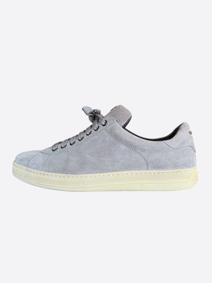 Tom Ford Grey Suede Russell Sneakers