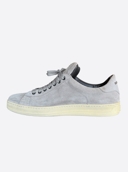 Tom Ford Grey Suede Russell Sneakers