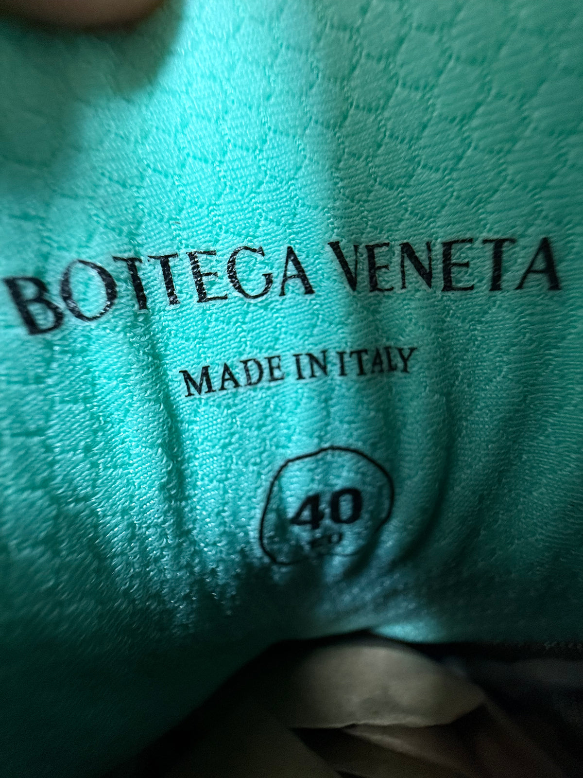 Bottega Veneta Turquoise & Silver Orbit Sneakers