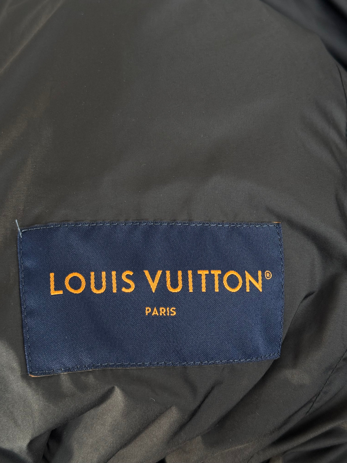 Louis Vuitton Black Damier Track Jacket