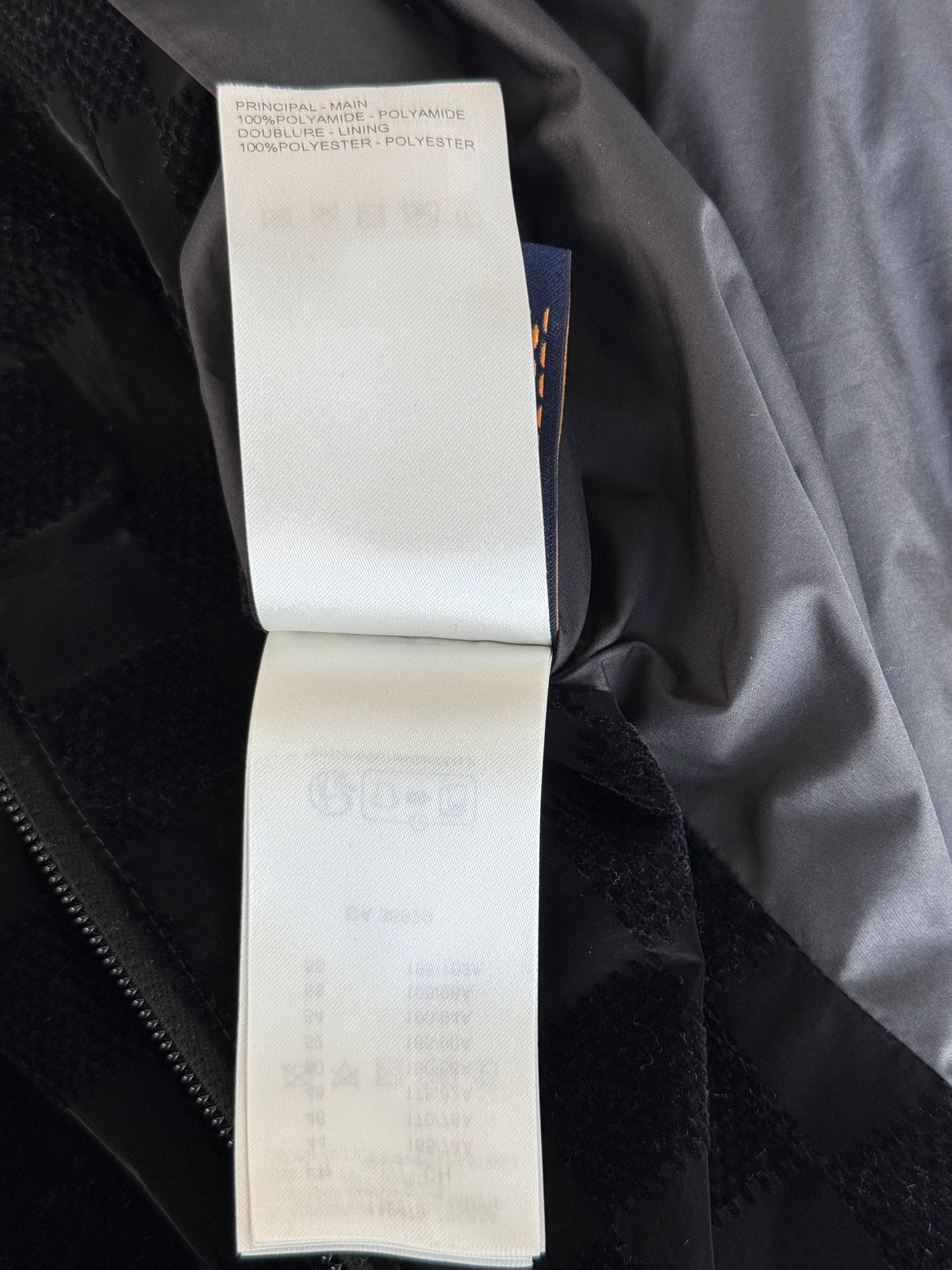 Louis Vuitton Black Damier Track Jacket
