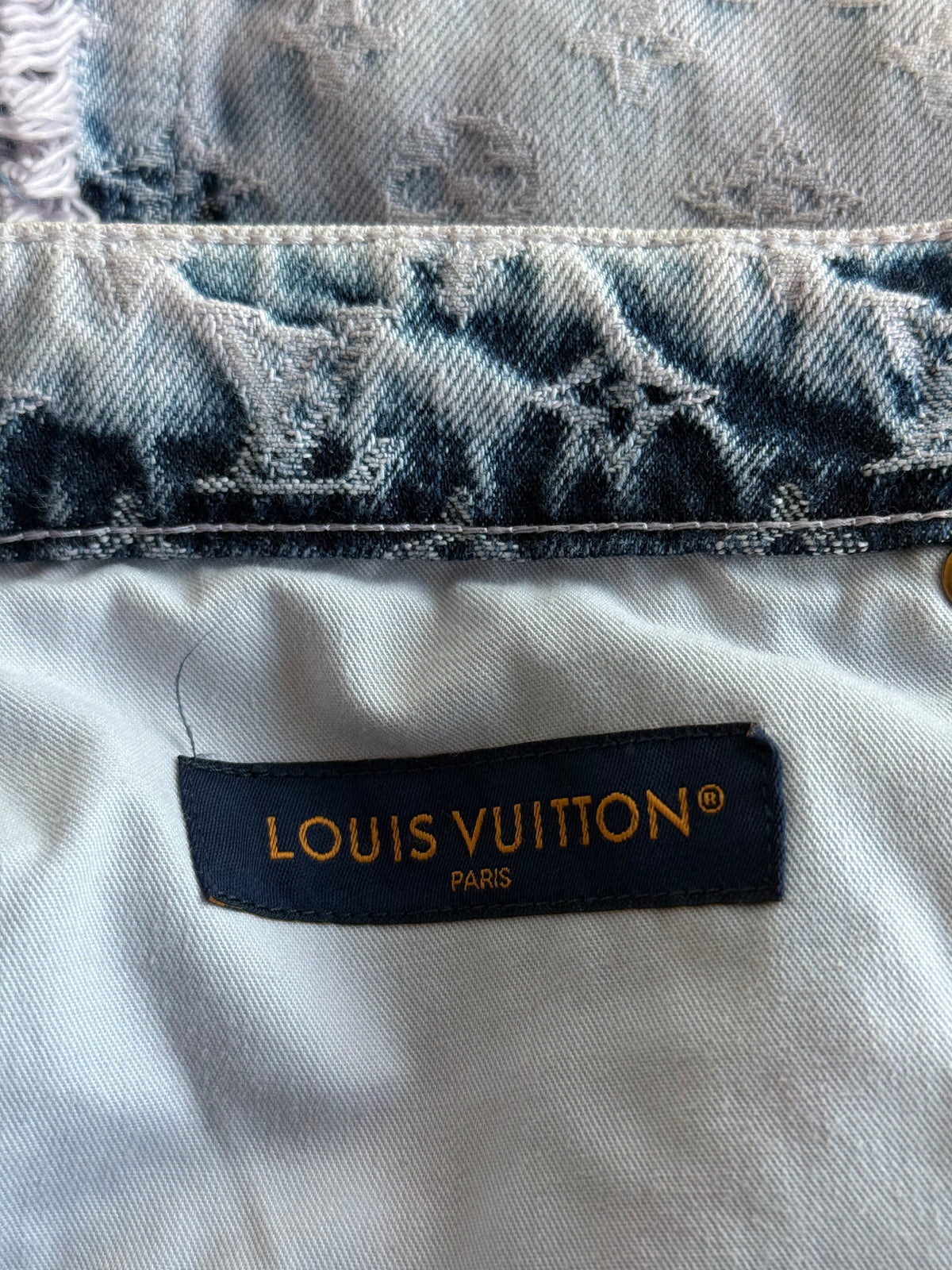 Louis Vuitton Purple & Blue Monogram Carpenter Jeans
