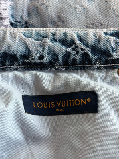 Louis Vuitton Purple & Blue Monogram Carpenter Jeans